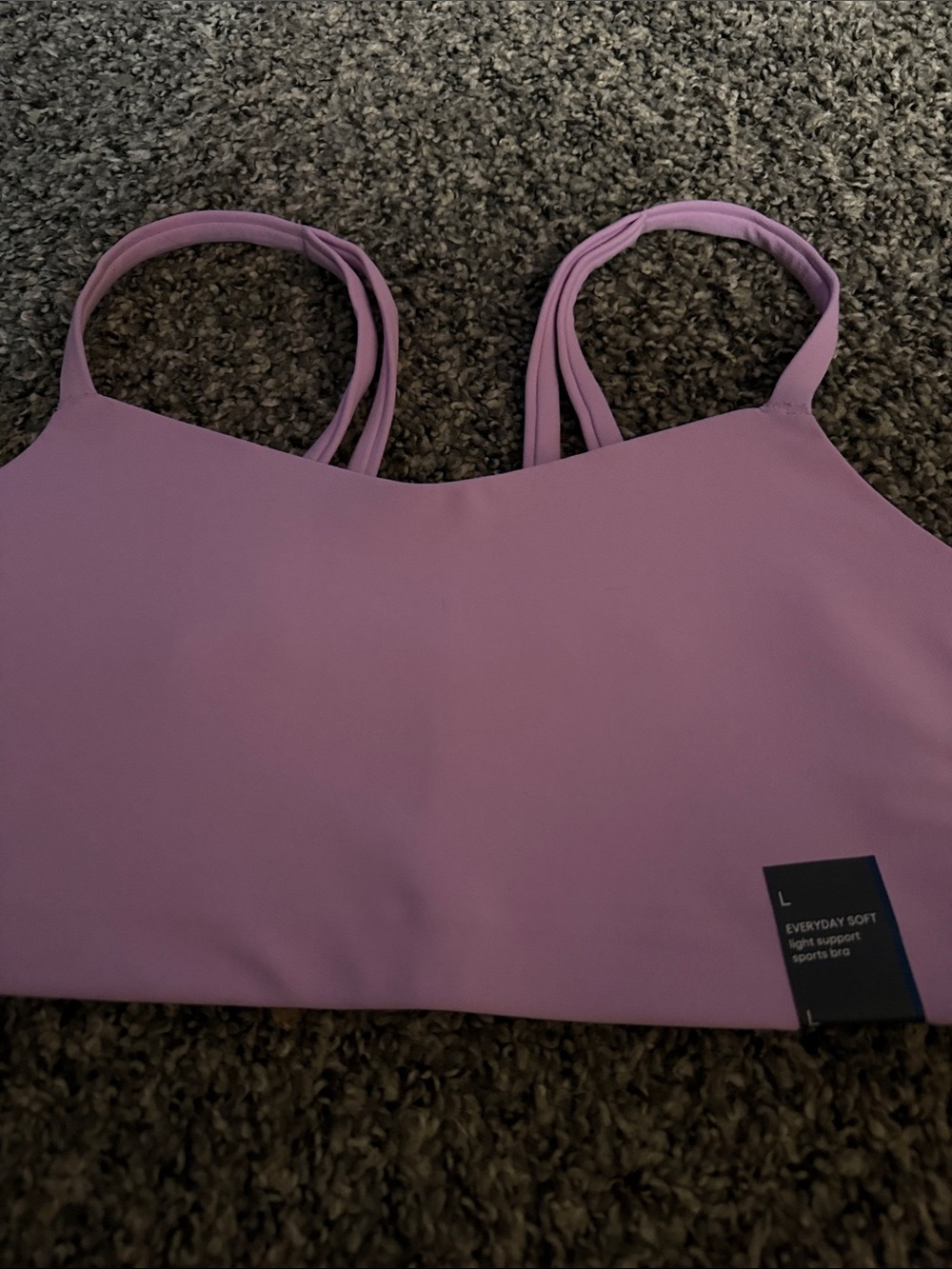 all in motion Lavender Double-Strap Light Support Sports Bra